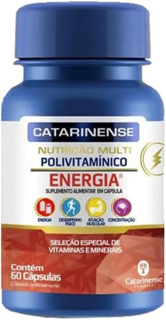 Catarinense Polivitamínico Energia Cat Multi 60 Cps