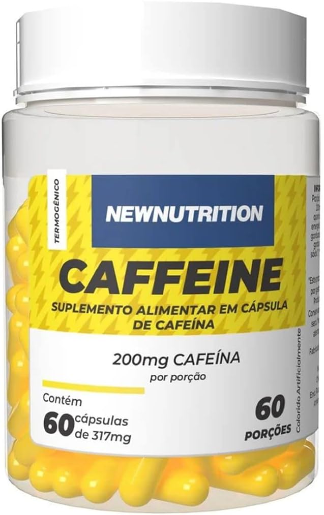 Newnutrition Caffeine 200Mg – 60 Cápsulas –