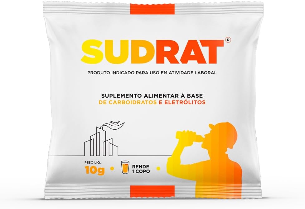 Repositor Isotonico Em Pó Sudrat De 10g Cada 200un – 100 Abacaxi / 100 Laranja