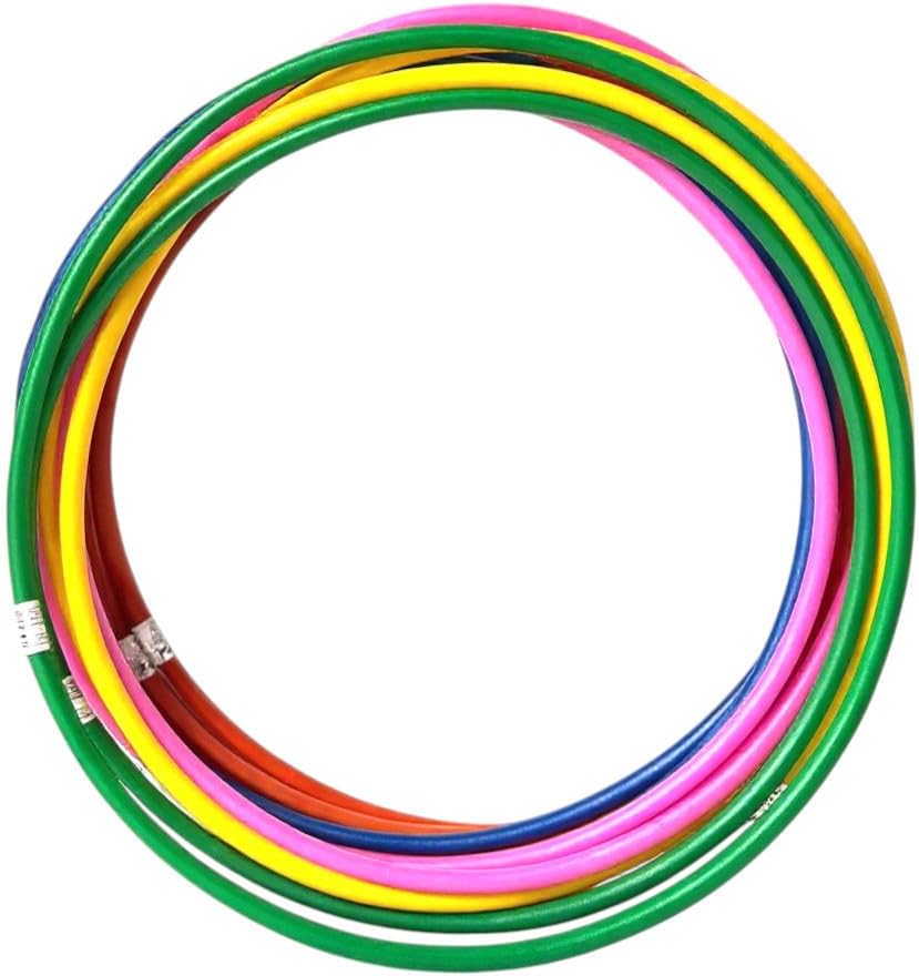 Kit 8un Bambolê Atividade Física Reforçado 55cm cor Sortida