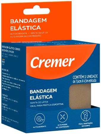 Cremer Bandagem Elástica Bege 7.6 X 4.5M