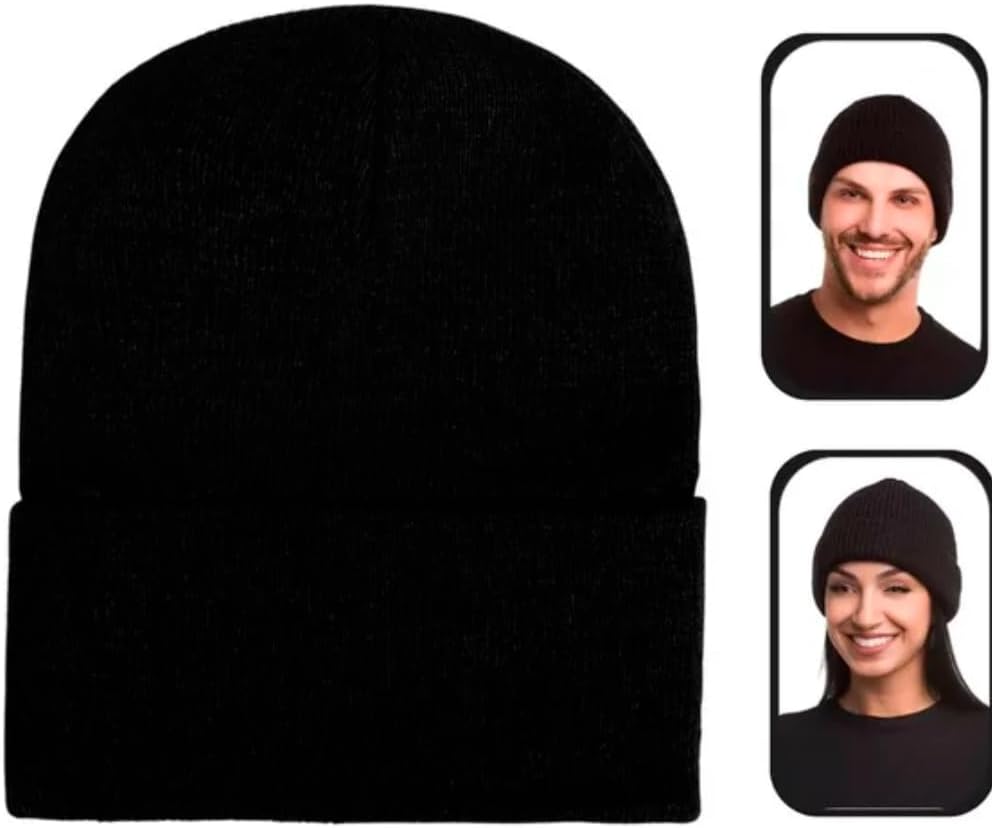 Touca De Frio Inverno Gorro Unissex Masculino e Feminino Térmico Lã Quentinho Tamanho Único Adulto – Ideal Para Dias Frios