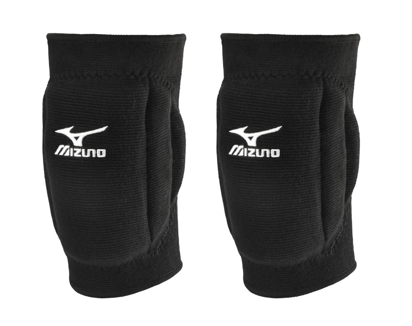 Joelheira de vôlei Mizuno Youth T10 Plus, tamanho único, Preto, Youth OSFM