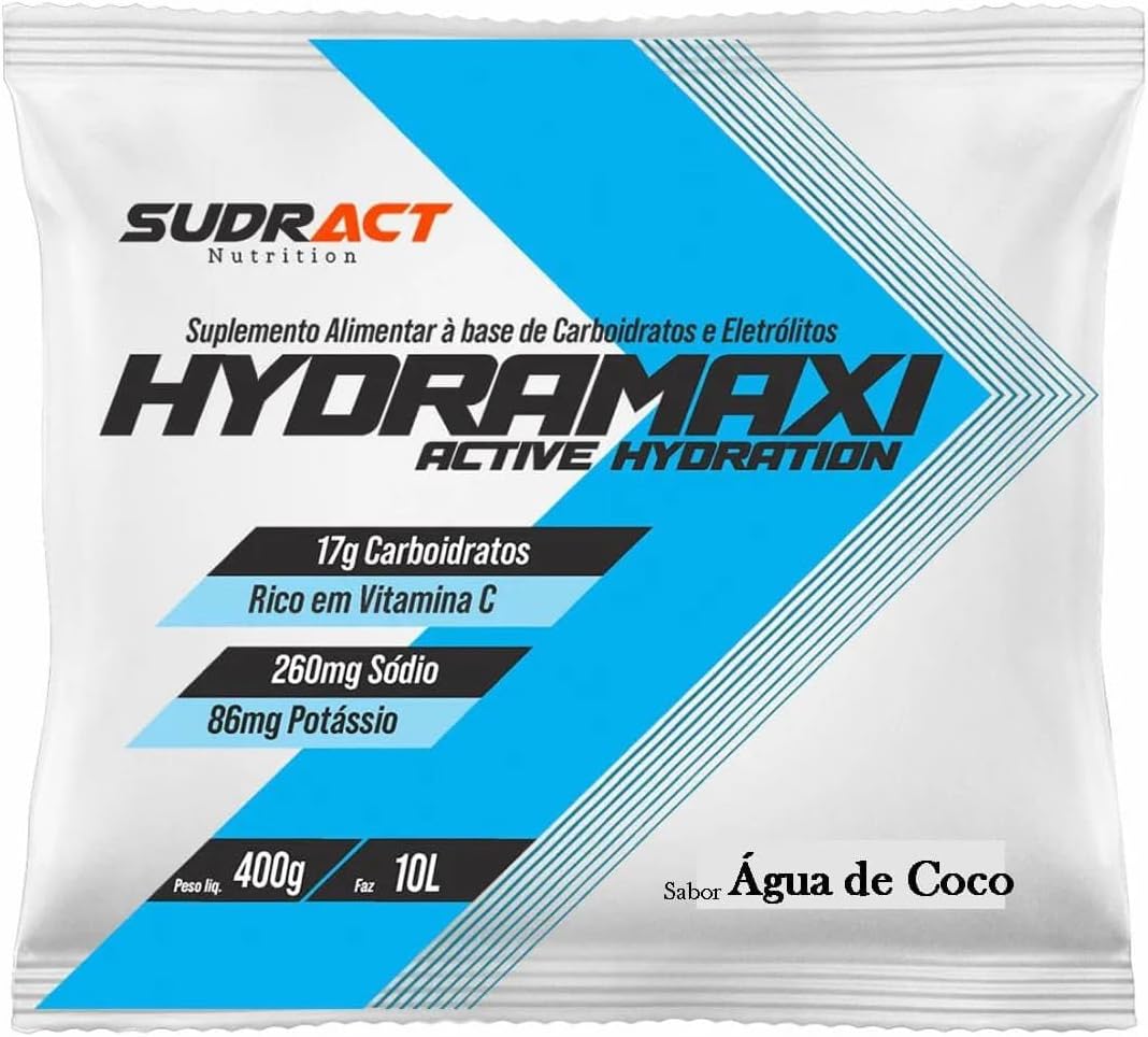 Sudract Isotônico Em Pó Hydramaxi Agua De Coco Rende Até 10 Litros Energy Drink Pré E Durante Os Treinos Agua De Coco
