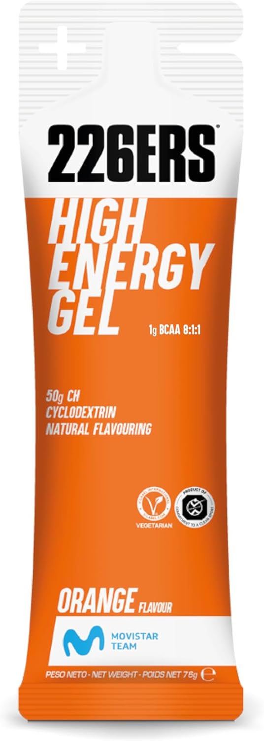 5972 – HIGH ENERGY GEL 76G (BCAA´S NARANJA)
