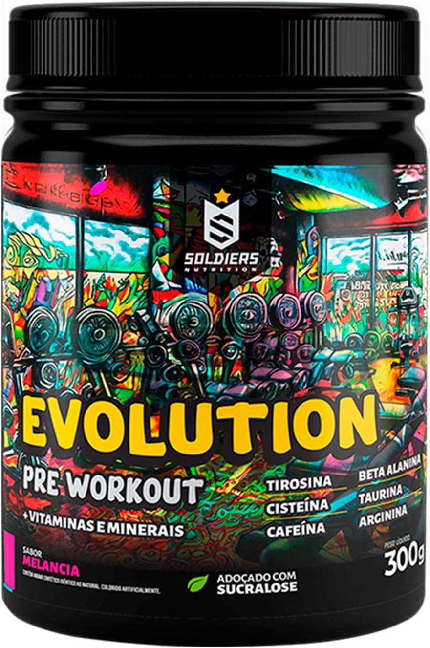 Pré-Treino Evolution Pré Workout 300g – Soldiers Nutrition (Melancia)