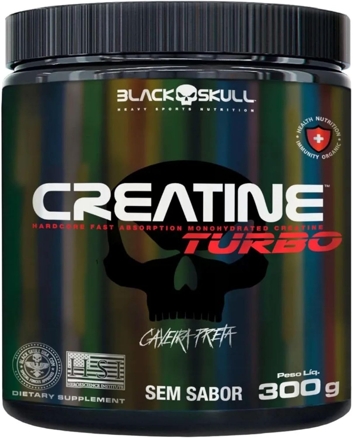 Creatine Turbo (300g), Black Skull