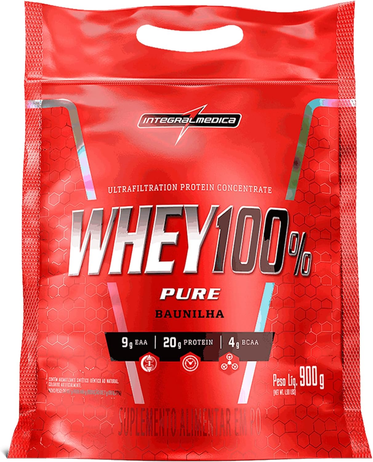 Integralmedica Whey 100% Pure 900G – Baunilha