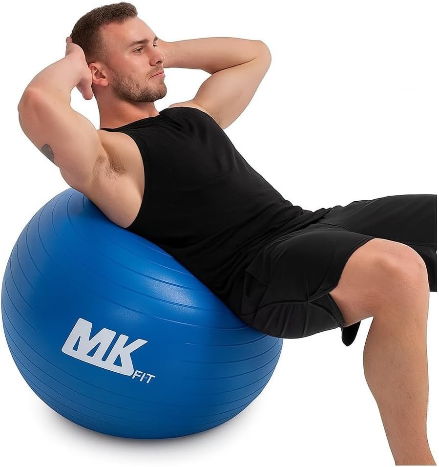 Bola Pilates Yoga Abdominal Ginastica Fitness 55 cm C/Bomba – Ginástica – Fitness – Pilates – Yoga – Fisioterapia – Flexibilidade – Fortalecimento – Tonificação