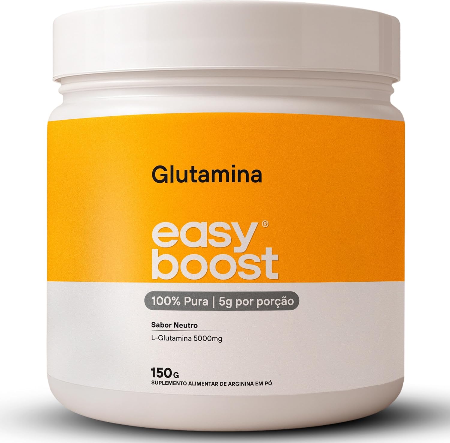 Glutamina Pura Easy Boost L-glutamina Em Pó 150g
