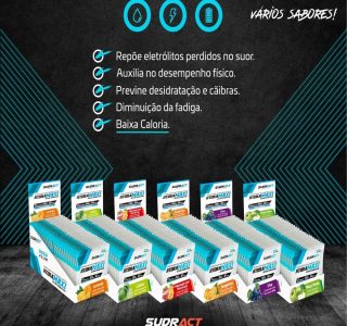 Isotônico em pó Hydramaxi Sudract – Rende até 10 litros – Energy Drink – Pré e durante os treinos (Morango com maracujá)