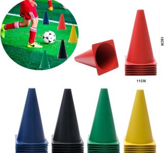 Cone de Agilidade 10 unidades Half Cone Treino Funcional, Kit Funcional, Kit Cones Demarcatórios, Cones Academia, Cone Agilidade, Treinamento Agilidade, Cones De Agilidade Academia Musculação Treino