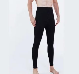 Calça Térmica ceroula Masculina Segunda Pele, Modelo Legging para Frio Intenso, Tamanho Único, Preta