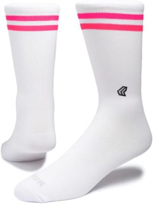 Meia Performance Duo Branco/Rosa Lurk Tamanho: (37-42)