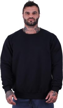 Blusa Moletom Basic MXD Conceito Sem Touca Academia Fitness Casual Lisa Sem Estampa