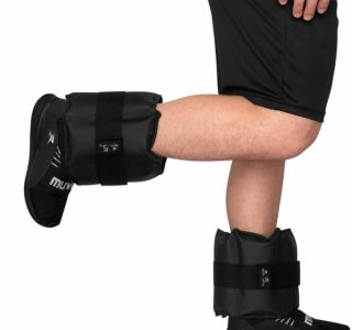 Caneleira de Peso 5kg Muvin – Tornozeleira – Ajustável – Academia – Treino – Exercício – Fitness – Musculação – Fortalecimento e Tonificação dos Membros Inferiores – Resistente – Par