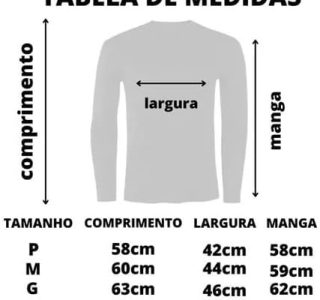 Kit 3 Camisetas Térmicas Proteção UV Manga Longa Masculina Poliéster