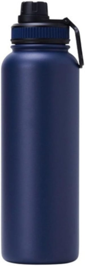 Garrafa Térmica Inox 1,2 Litros Squeeze Academia Agua Gelada (Azul)