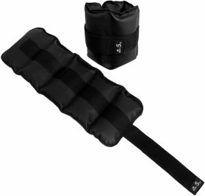 Caneleira de Peso 5kg Muvin – Tornozeleira – Ajustável – Academia – Treino – Exercício – Fitness – Musculação – Fortalecimento e Tonificação dos Membros Inferiores – Resistente – Par