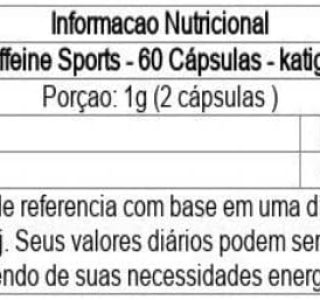 Katiguá Caffeine Cafeína Anidra Sem Sabor Vegan Products 60 Cápsulas Rígidas • 60 Doses Preto