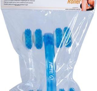 Acte, Massageador Manual Roller PS para Alívio de Tensões e Relaxamento Muscular T151, Azul
