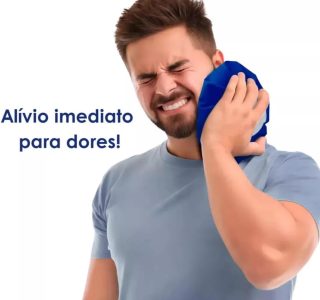 Bolsa De Gelo Térmica Flexível Compressa Quente E Fria 1,5 Litro