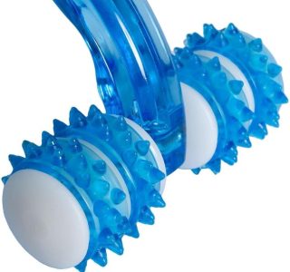 Acte, Massageador Manual Roller PS para Alívio de Tensões e Relaxamento Muscular T151, Azul