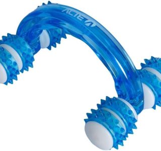 Acte, Massageador Manual Roller PS para Alívio de Tensões e Relaxamento Muscular T151, Azul
