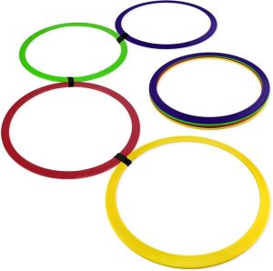 Argola de Agilidade Muvin – Kit com 8 unid – Equipamento Para Treino Funcional – Circuitos – Treinos – Exercícios – Ginástica – Academia – Agilidade – Velocidade – Fortalecimento dos Músculos – Resistente – Leve