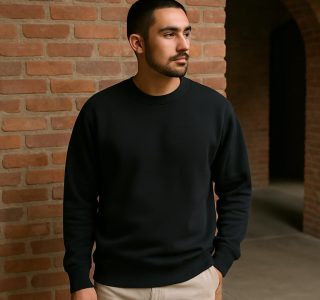 Moletom Masculino Gola Careca Básico Confortável