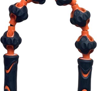 oshhni Rolo de massagem muscular para homens e mulheres, ferramenta portátil e confortável para massagem muscular multifuncional para costas, pescoço,