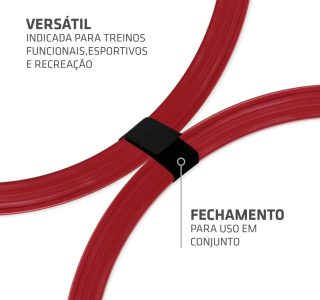 Argola de Agilidade Muvin – Kit com 8 unid – Equipamento Para Treino Funcional – Circuitos – Treinos – Exercícios – Ginástica – Academia – Agilidade – Velocidade – Fortalecimento dos Músculos – Resistente – Leve