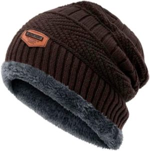 Gorro Frio Extremo Lã Forrado Pelinho Touca Estilosa Feminina Masculino Cores Viagem