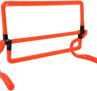 5 Peças de Barreiras de Treinamento Mini Barreiras Flexíveis Material de PVC Dobrável para Corrida/Futsal/Basquete/Beisebol Treinamento de Agilidade de Alta Visibilidade