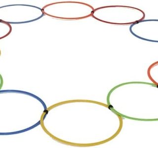 Kit Argola De Agilidade Funcional 12 Unidades Yangfit