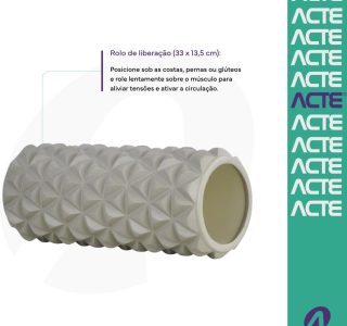 Acte Sports, Kit de Liberação Miofascial Superfície Texturizada Automassagem Relaxamento Muscular, T410