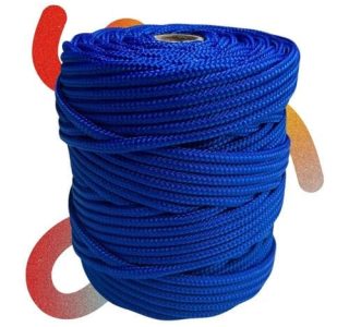 Corda Náutica De Polipropileno 5mm Rolo Com 140 Metros Azul royal