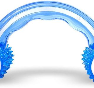 Acte, Massageador Manual Roller PS para Alívio de Tensões e Relaxamento Muscular T151, Azul