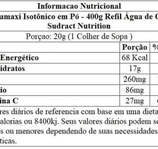 Sudract Isotônico Em Pó Hydramaxi Agua De Coco Rende Até 10 Litros Energy Drink Pré E Durante Os Treinos Agua De Coco