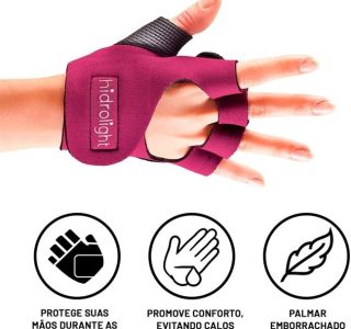 Hidrolight Luva De Neoprene Vinho – Tamanho M