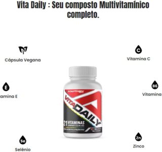Vita Daily Multivitamínico 90 Caps – Adaptogen Science