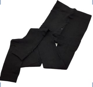 Meia Calça Segunda Pele Termica Masculino Frio Inverno Flanelada Forrada Preto