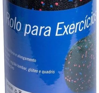 Acte Sports, Rolo para Exercicios em EPP Colors T233, Preto