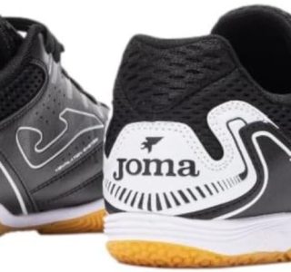 Chuteira de Futsal Joma Maxima Preto e Branco