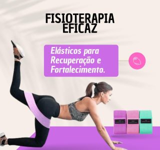 Kit 3 Faixas Elásticas para Treino, Musculação, Yoga, Pilates, Funcional, Crossfit e Fisioterapia | Bands com 3 Resistências