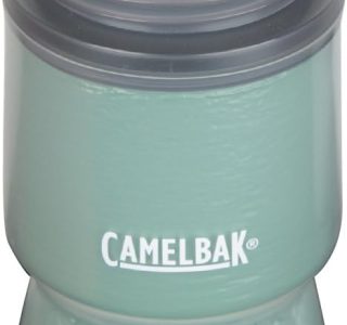 Camelbak, Squeeze, Garrafa, Caramanhola, Podium Chill, 710mL, Válvula Jet Valve, Isolamento Térmico, Para Ciclismo e Corrida, Material Resistente, Verde
