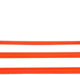 5 Peças de Barreiras de Treinamento Mini Barreiras Flexíveis Material de PVC Dobrável para Corrida/Futsal/Basquete/Beisebol Treinamento de Agilidade de Alta Visibilidade