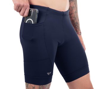 Bermuda De Compressão Masculina Com Bolso Corrida