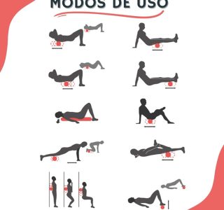 Rolo De Liberação Miofascial Foam Roller Soltura Yoga Massagem Pilates Academia Crossfit (Preto)