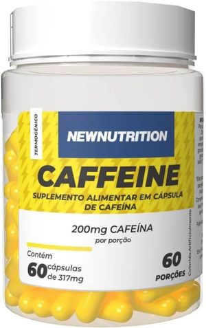 Newnutrition Caffeine 200Mg – 60 Cápsulas –